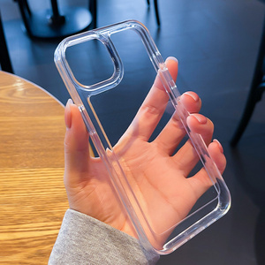 Best selling 1.5mm hard mobile cell accessories cover for apple fundas iphone X XR 11 12 13 14 15 16 Pro max clear phone case