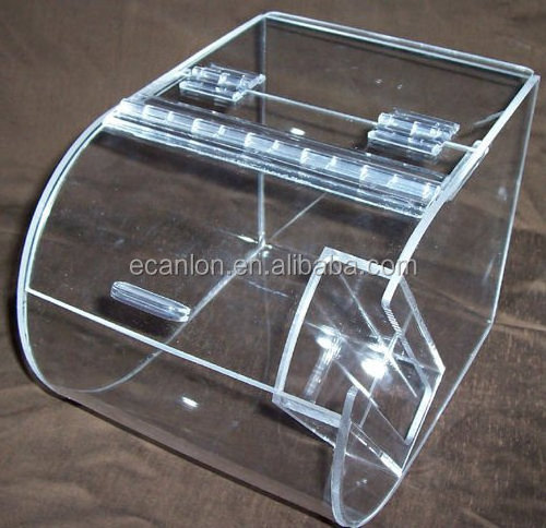 wholesale Clear acrylic supermarket candy dispenser box