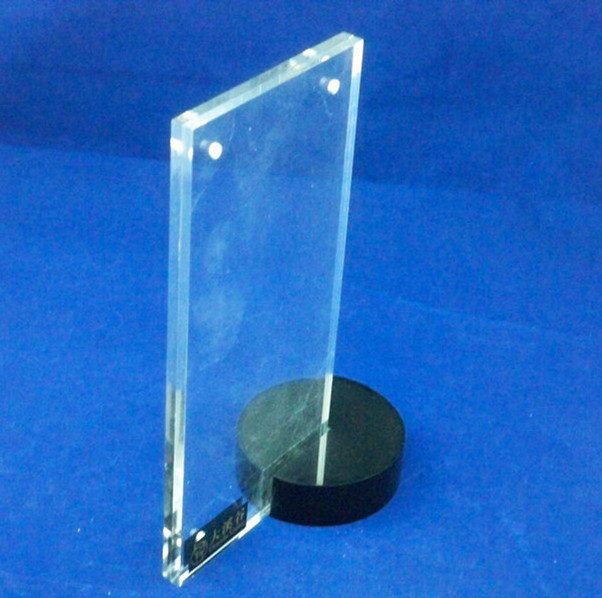 4 x 6 Inch Acrylic Sign Holder Clear Acrylic Table Menu Display Stand Acrylic Stands for Standing Menu Flyer Holder