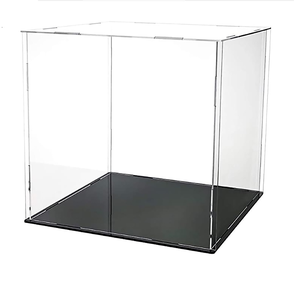 Custom made clear Acrylic Football Display stand with black base