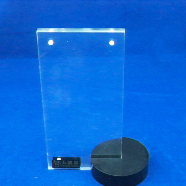 4 x 6 Inch Acrylic Sign Holder Clear Acrylic Table Menu Display Stand Acrylic Stands for Standing Menu Flyer Holder