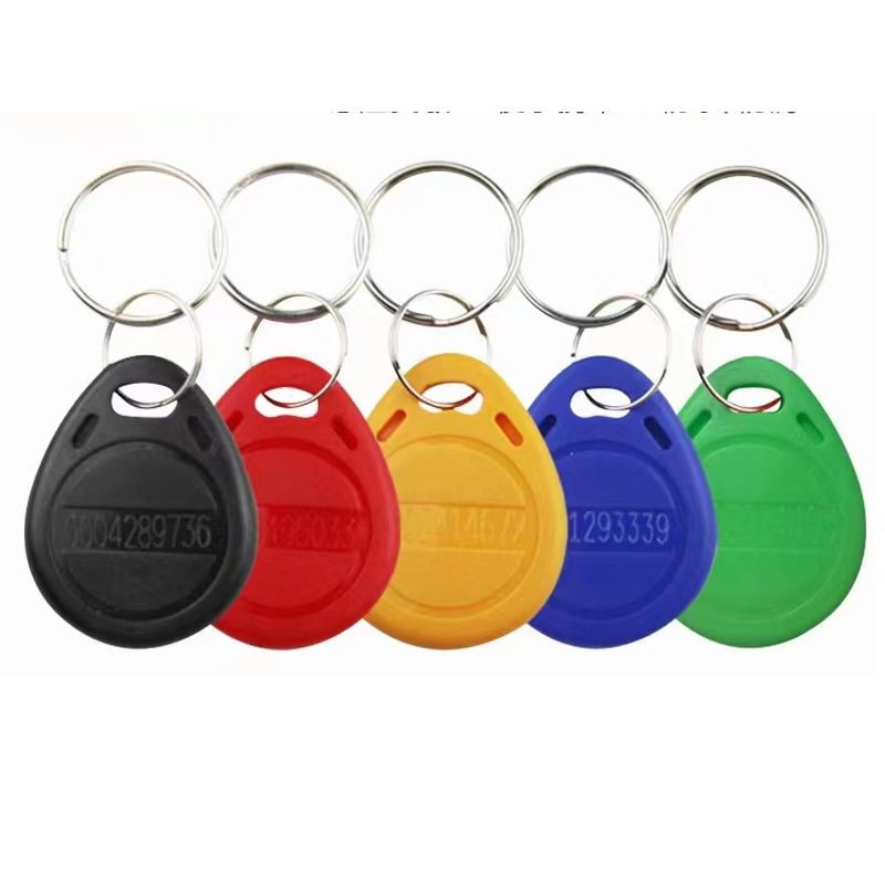 customized 13.56MHZ Access Control Key fob Keychain pvc ABS plastic ticket NFC RFID Tag smart card