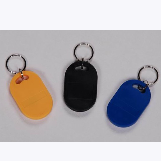 customized 13.56MHZ Access Control Key fob Keychain pvc ABS plastic ticket NFC RFID Tag smart card