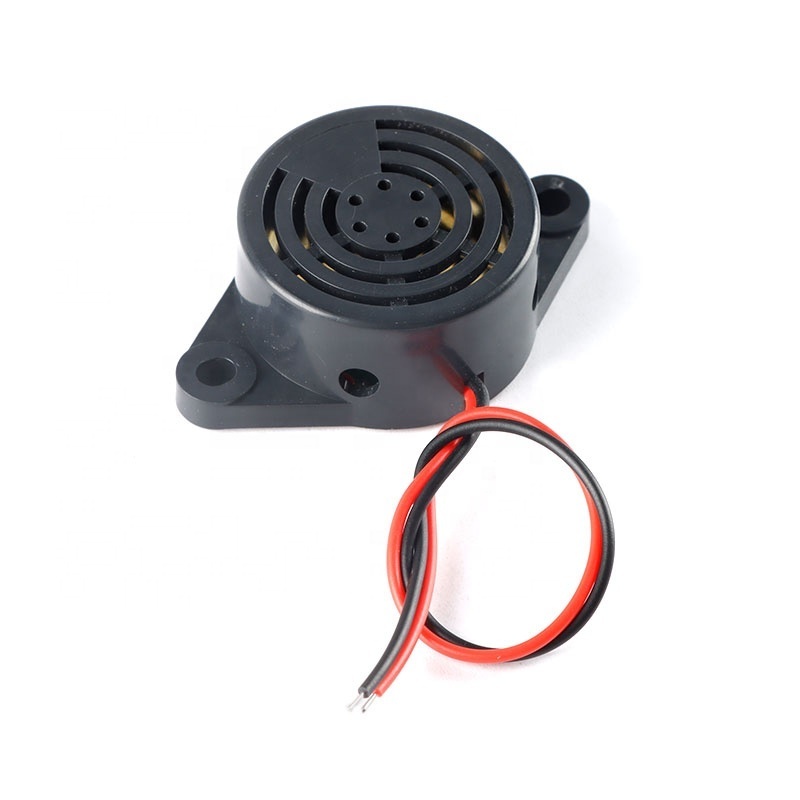 High Decibel Black White DC3-24V Continuous Sound Alarm Buzzer Horn Active Buzzer SFM-27