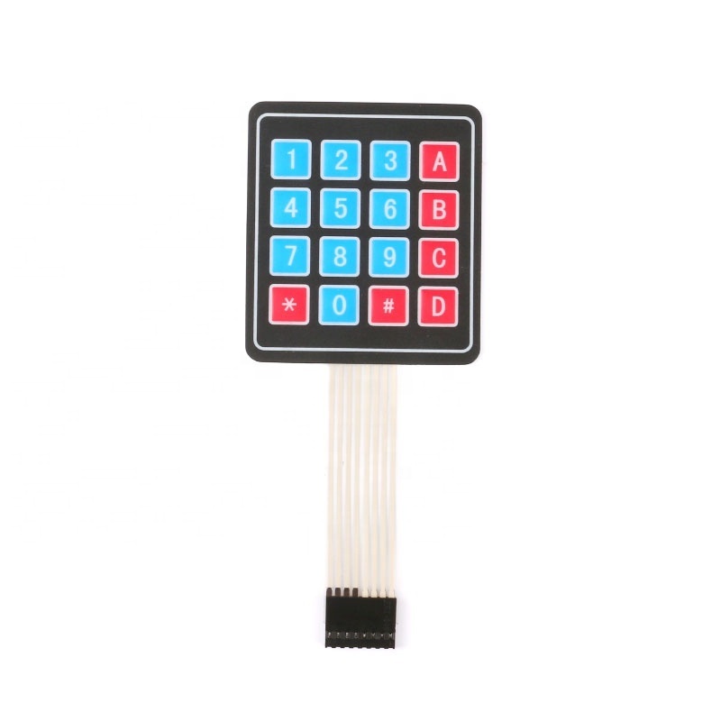 Matrix Array Keyboard Keypad Control Panel Pad DIY Kit For Arduino 1 2 3 4 5 12 16 20 Key Button 3*4 4*4 4*5 Membrane Switch