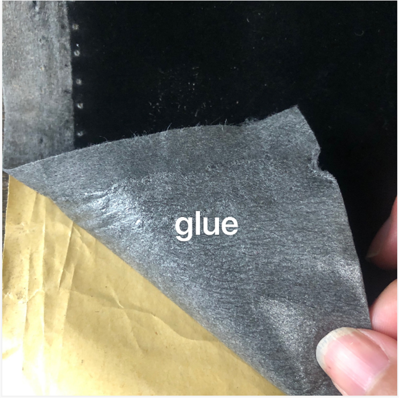 Hot sales adhesive velvet with glue self adhesive velvet tape