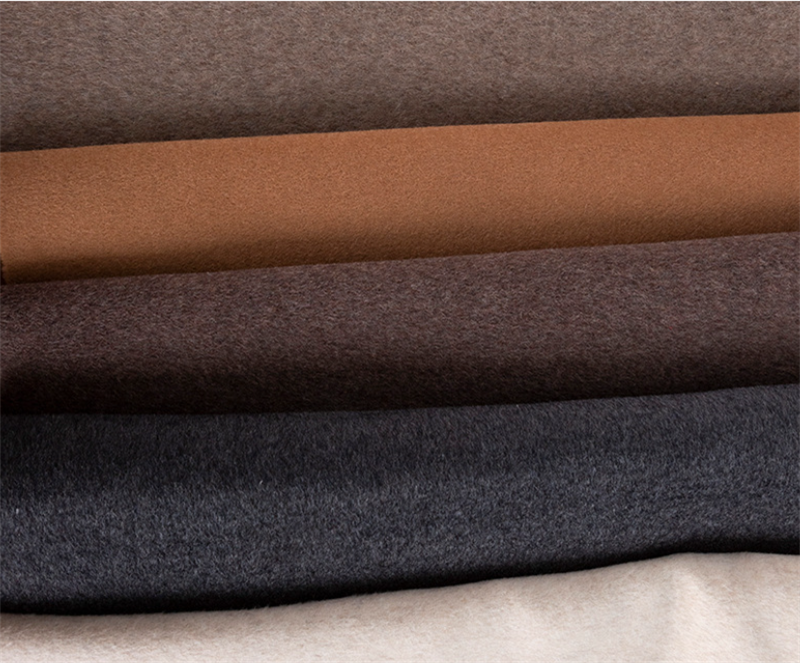 Wholesale 530gsm thick wool cashmere fabric for soldiers coats and jacket