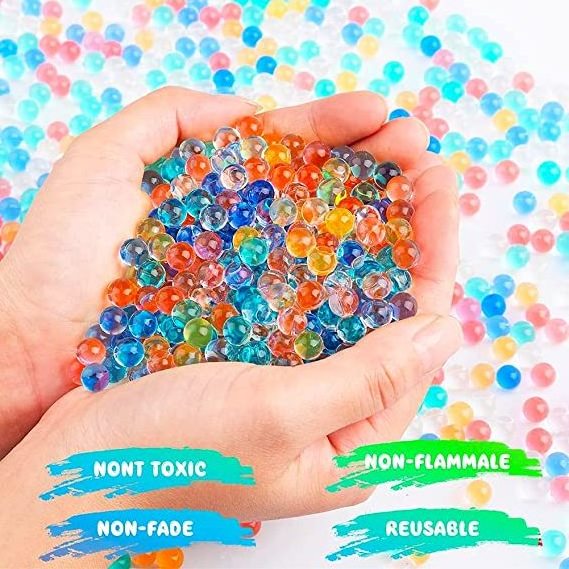 7-8mm Gel Water Balls Bullet Beads Refill Orbeezs Ammo Gel Splatter Ball For  Gel Gun Accessories