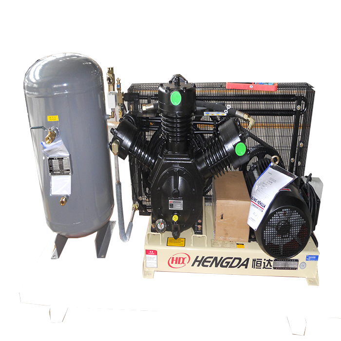 High pressure piston 30bar natural air compressor with tank