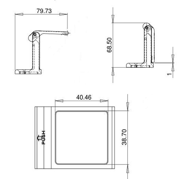 Custom All finishes Home Hotel Security latches  Kids Proof latch Inward Swinging  Privacy Bolt Door security Lock guard