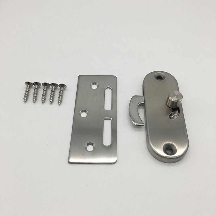 90 Degree Moving Door Right Angle Buckle Privacy Lock Sliding Barn Door Lock And Latch Bolt Lock