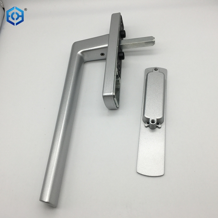 Aluminum Touch Lift-slide Door Handles Window Locks with Cylinder Stainless Steel Hotel Wood Modern Window 3D SSS 1000 PCS ECH