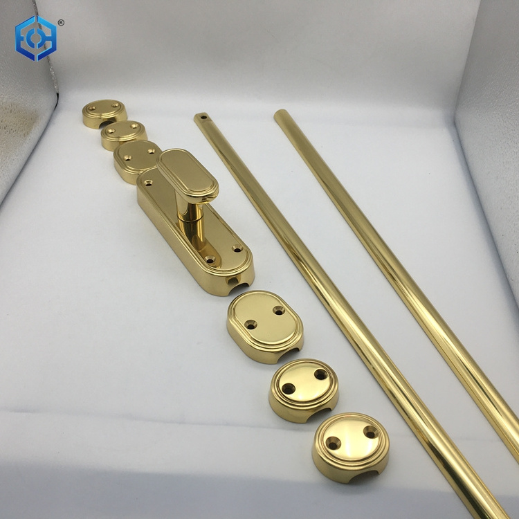 Golden Solid Brass Cremone Bolts Lock for Window And Door