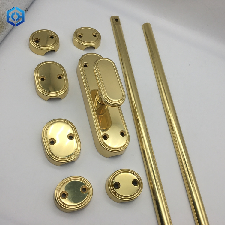 Golden Solid Brass Cremone Bolts Lock for Window And Door