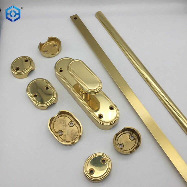 Golden Solid Brass Cremone Bolts Lock for Window And Door