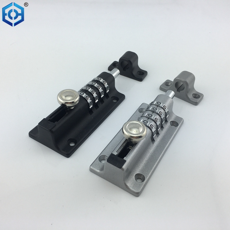 4 Digit Pin Code Combination Slide Bolt Latch Lock To Keep Safe for Heavy Duty Steel Gate Door