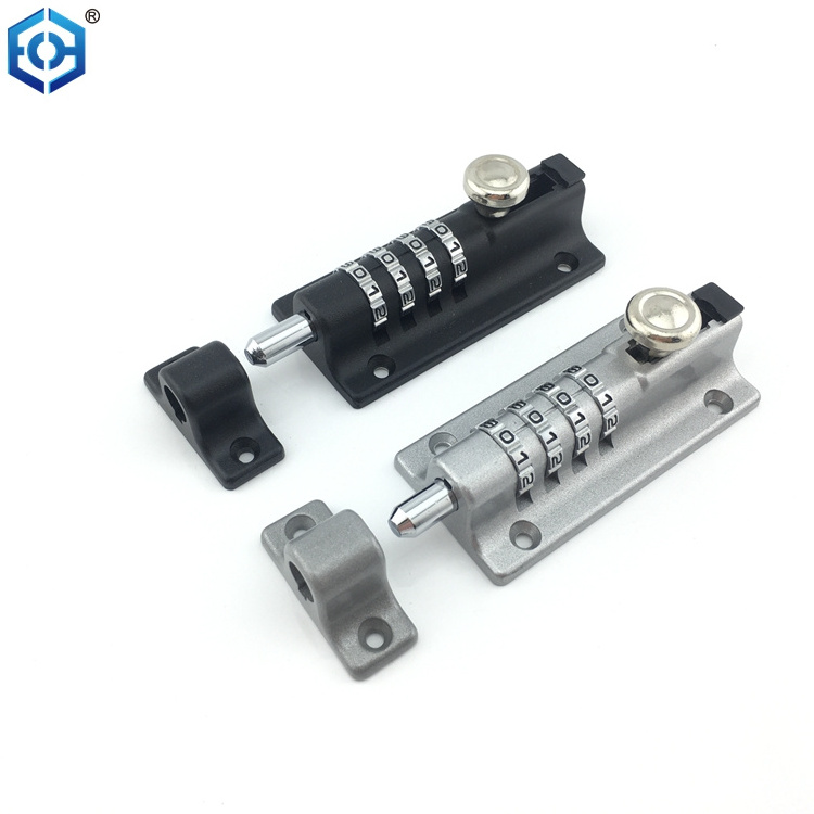 4 Digit Pin Code Combination Slide Bolt Latch Lock To Keep Safe for Heavy Duty Steel Gate Door