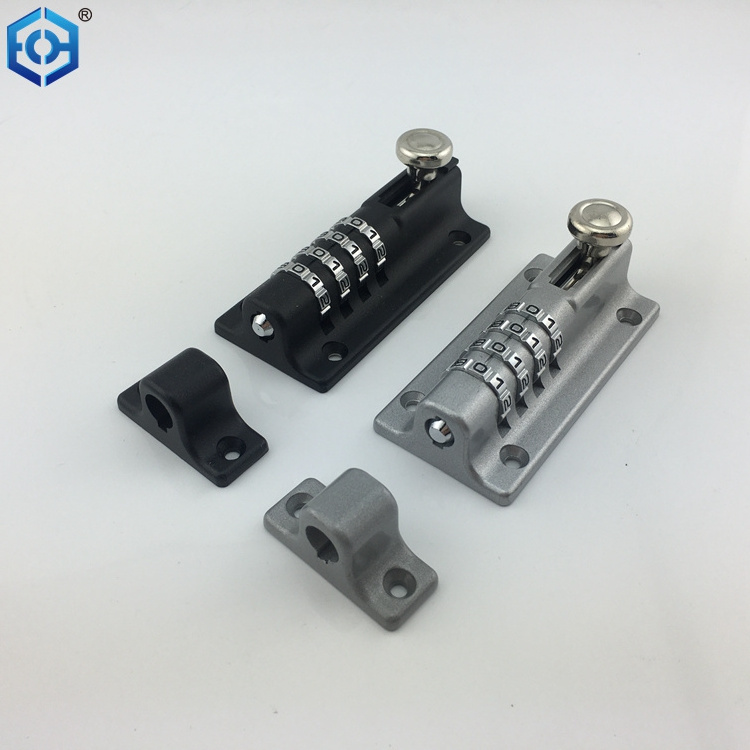 4 Digit Pin Code Combination Slide Bolt Latch Lock To Keep Safe for Heavy Duty Steel Gate Door