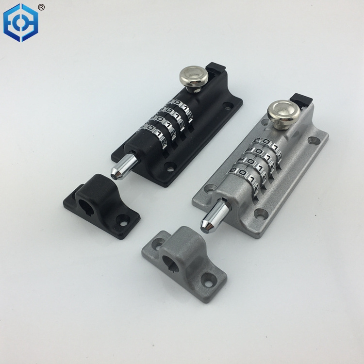 4 Digit Pin Code Combination Slide Bolt Latch Lock To Keep Safe for Heavy Duty Steel Gate Door