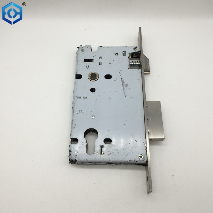 European Standard 7085 Euro Mortise Lock Body in SUS 304 Square Spring Latch Bolt