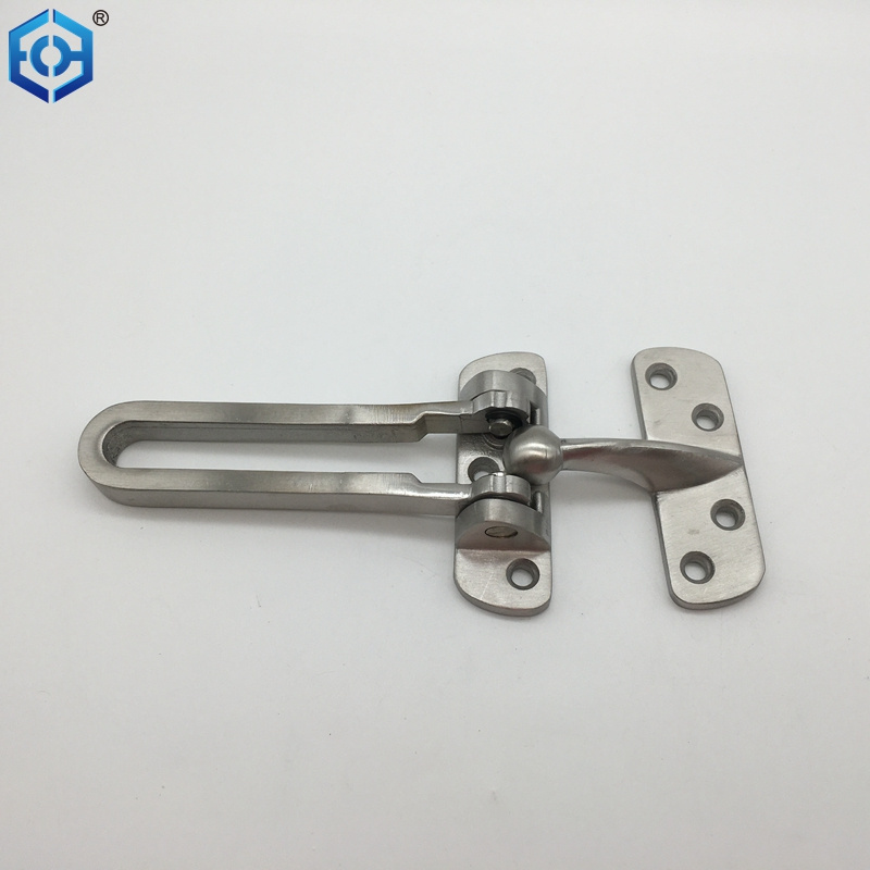 Stainless Steel Security Door Guard Gate Latches Swing Bar Door Lock Door Chain Burglar