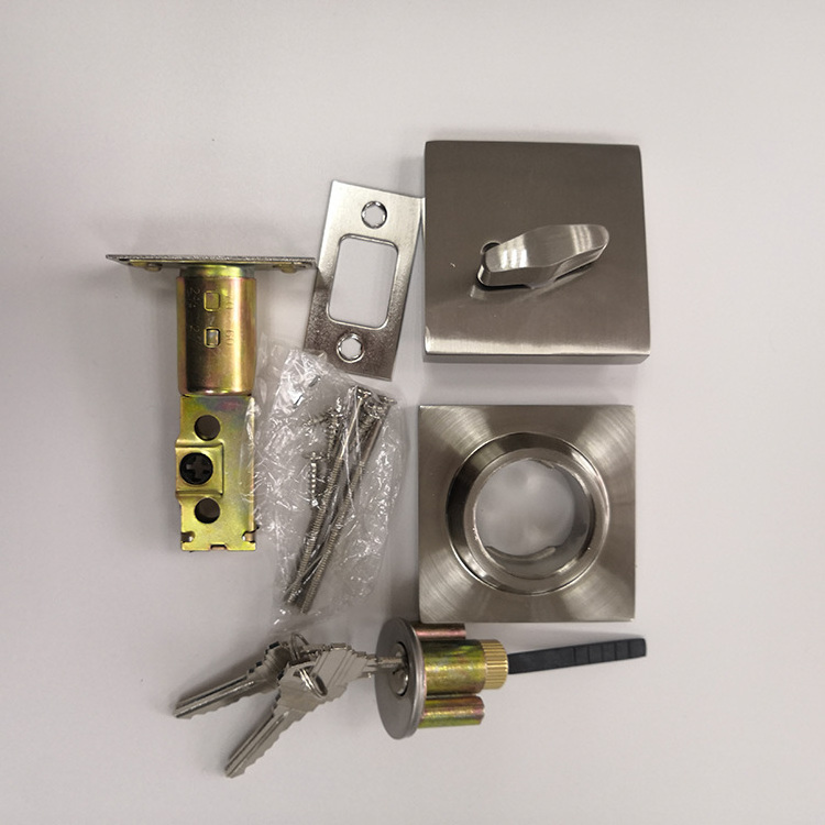 Square SN Wholesale Zinc Alloy Deadlock Deadbolt Door Lock