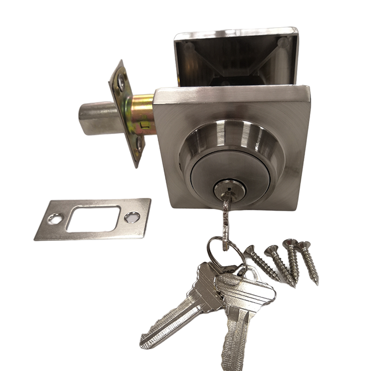 Square SN Wholesale Zinc Alloy Deadlock Deadbolt Door Lock