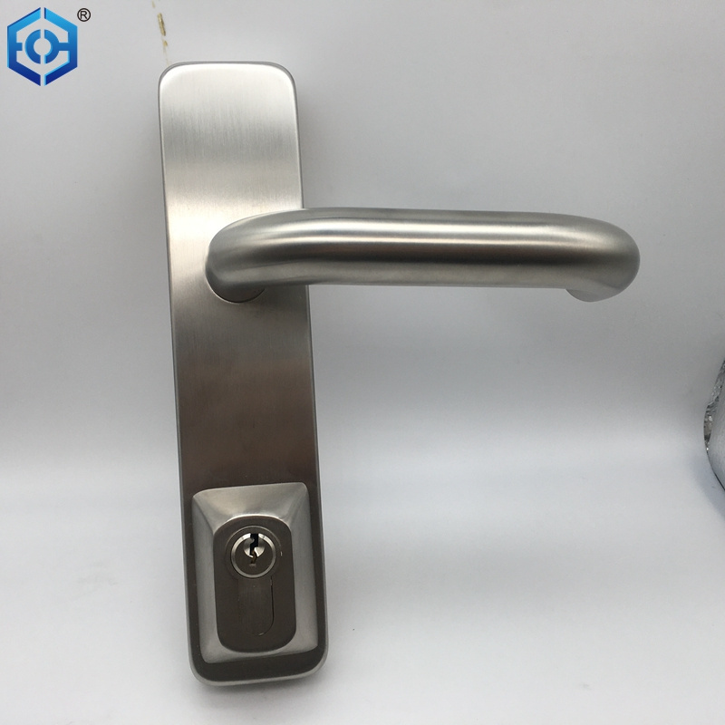 Stainless Steel Outside Trim Lock For Fire Door Panic Exit Device Panic Bar Lock Handles