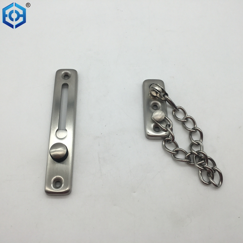 Stainless Steel Door Chain Lock Anti-theft Security Guard Latch Home Hotel Door Lock Bolt Buckle