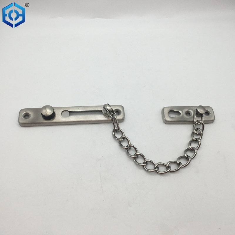 Stainless Steel Door Chain Lock Anti-theft Security Guard Latch Home Hotel Door Lock Bolt Buckle