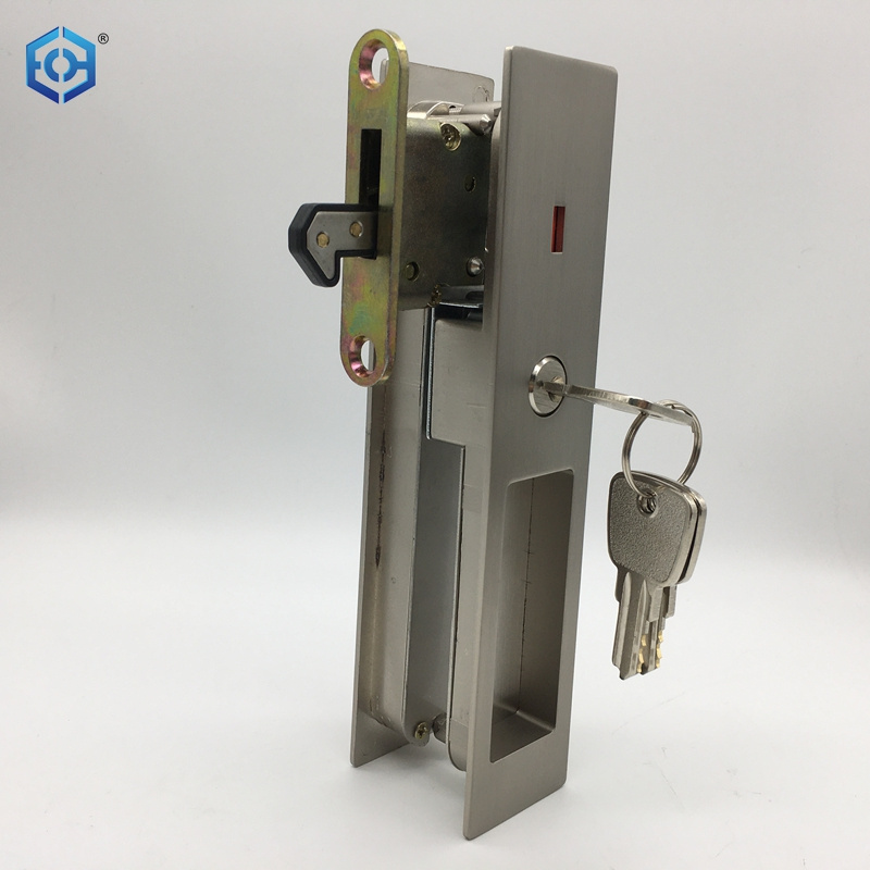 Indicator Sliding Door Hardware Zinc Alloy Sliding Door hook Lock for Wooden Sliding Door