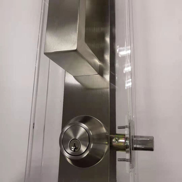 Luxury Stainless Steel safety security  Entry front  Door handle locks