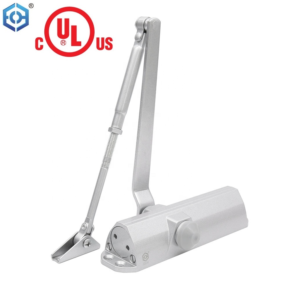 Heavy Duty UL Listed Commercial Automatic Door Closer with Adjustable Speed  ANSI Certification And 3hours Fire Ratings