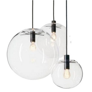 Ball Dandelion Pendent Light Metal and Glass Clear Glass 50 30 Modern Energy Saving Office Ceiling 30w Circle Linear Light 1000