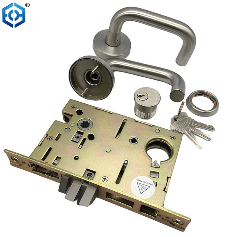 American Style  Approval Heavy Duty Mortise Door Lock for Fire Door Function Classroom