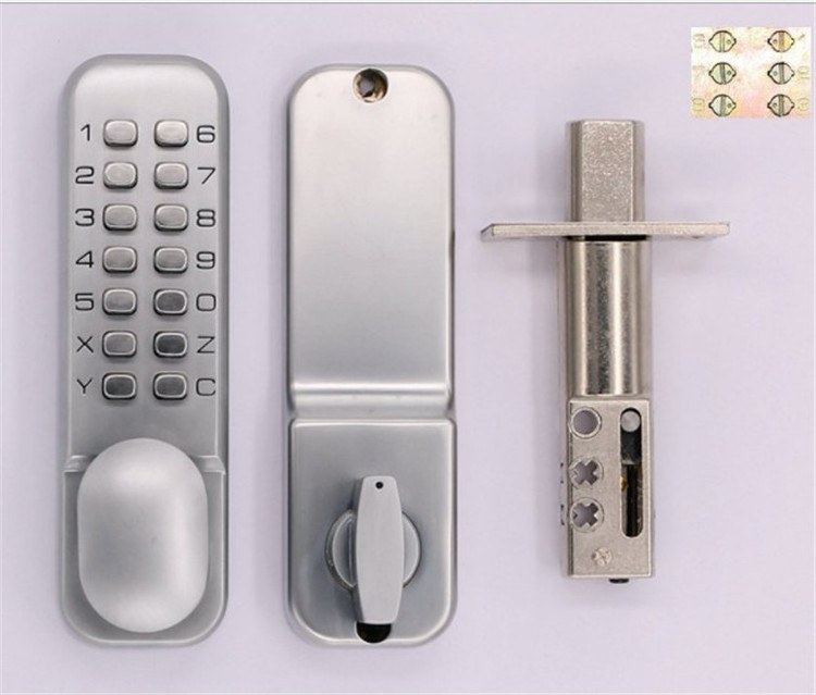 3rd Generation Mechanical code digital combination pushbutton door lock Combination door lock mechanical dimple lock