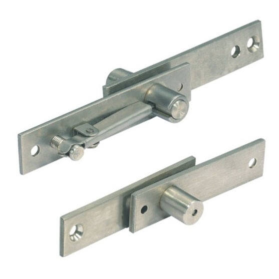 stainless steel 360 degree rotary pivot hinge door rotating door pivot hinges - silver