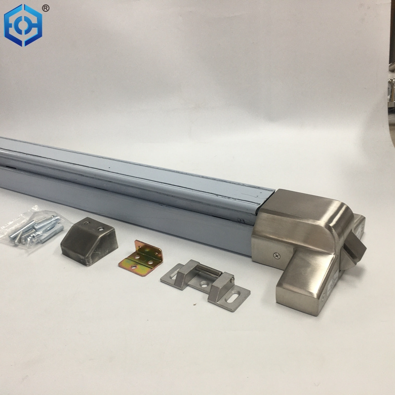 Stainless Steel Push Bar Panic Exit Device with Exterior Lever