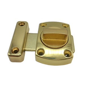 Barrel Bolt Zinc Alloy Golden Finish Slide Surface Door Bolt