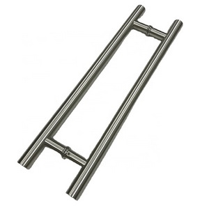 Back To Back Contemporary Stainless Steel Long Wood Glass Door Pull Handle for Front Door