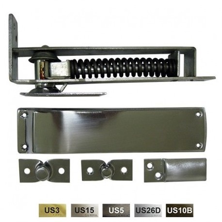 stainless steel  Door Closer Double Acting Floor Spring Hinge for wooden Door