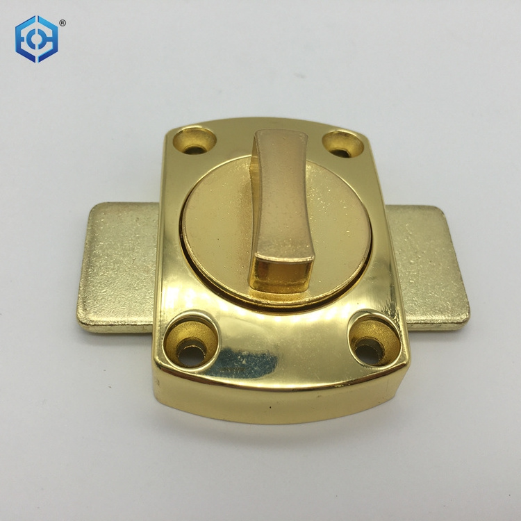 Barrel Bolt Zinc Alloy Golden Finish Slide Surface Door Bolt