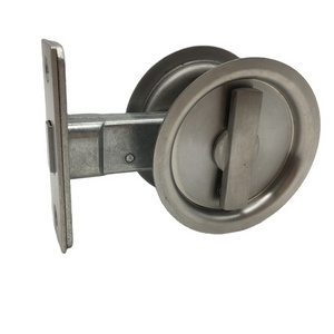 Stainless steel 304 round keyless sliding door double hook lock