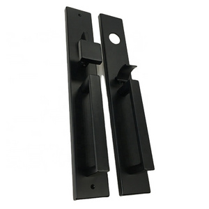 Brass Copper Black Color American Villa Style Handle Entrance Security Door Lock