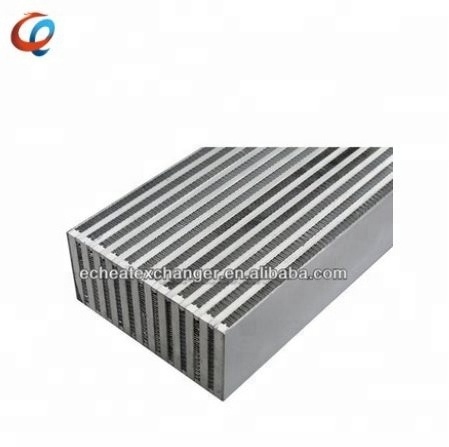 tube fin intercooler core