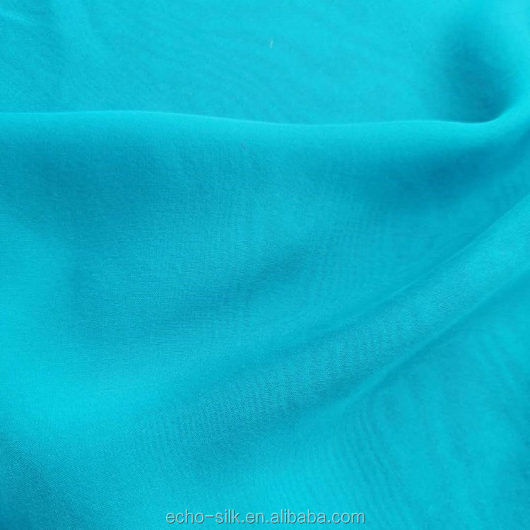 Factory supply pure silk chiffon, 100%silk fabric for lady dress scarf