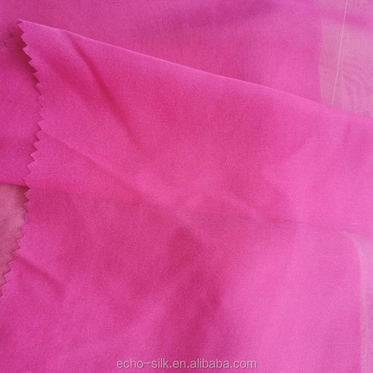 Factory supply pure silk chiffon, 100%silk fabric for lady dress scarf