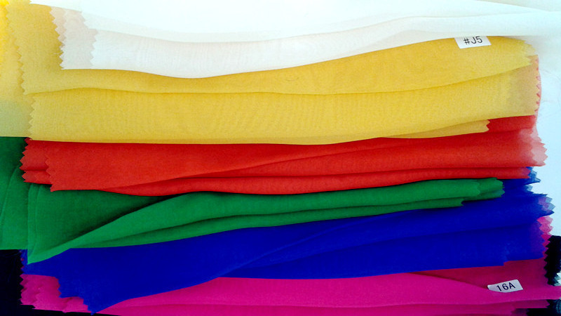 Factory supply pure silk chiffon, 100%silk fabric for lady dress scarf