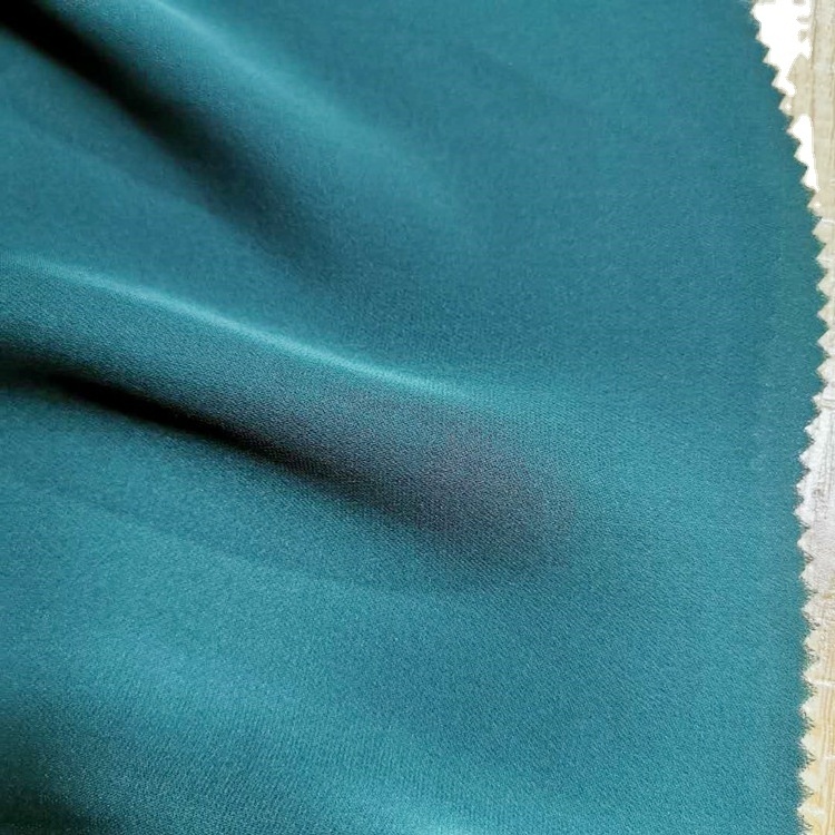 Hot sale 19mm double silk georgette fabric for wedding sarees dress garment