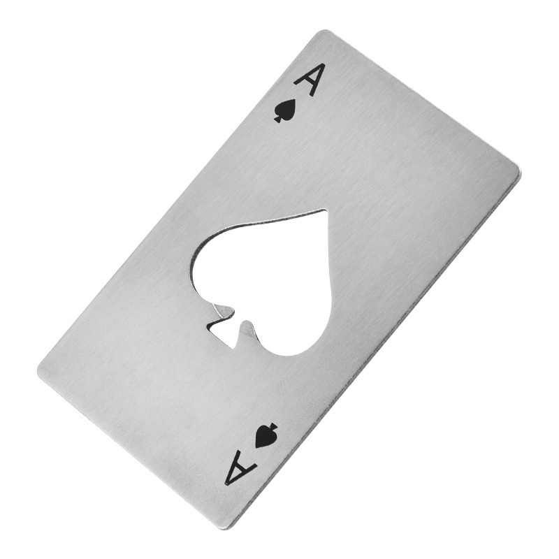 Promotional Gift Customized Card Bottle Opener Stainless Steel Bottle Opener